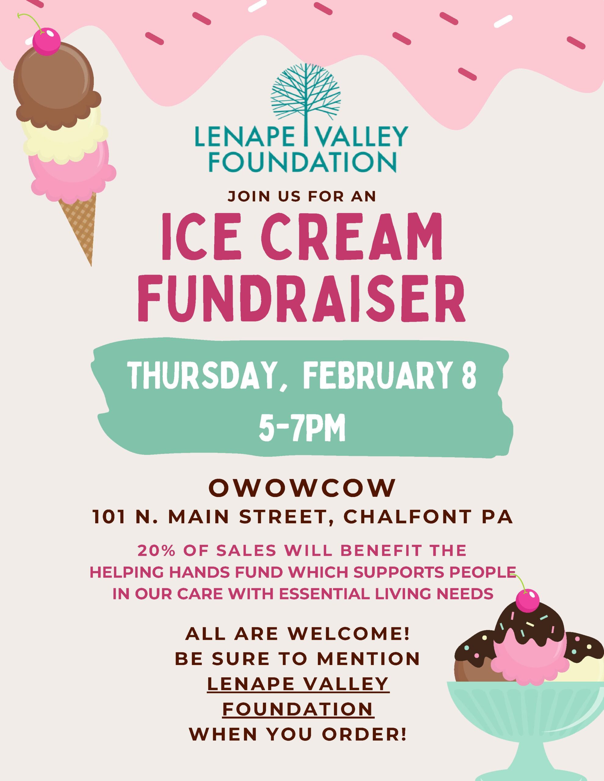 Ice 2025 cream fundraiser